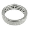 BAGUE EN OR BLANC 18CTS 8.10GRS 0.75CTS AVEC CERTIFICAT
