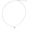 COLLIER OR BLANC 18CT ET DIMANANTS 2.32GR / 45CM