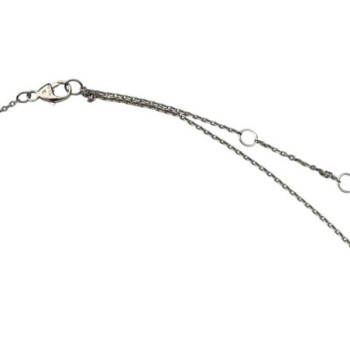 COLLIER OR BLANC 18CT ET DIMANANTS 2.32GR / 45CM