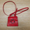 SAC CLAUDIE PIERLOT MINI ROUGE