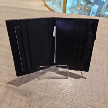 PORTE CARTES CUIR SERGIO NOIR
