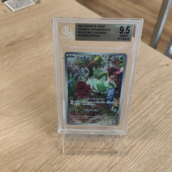 POKEMON POUSSACHA (SV1A 075)TRIPLET BEAT BECKETT 9.5