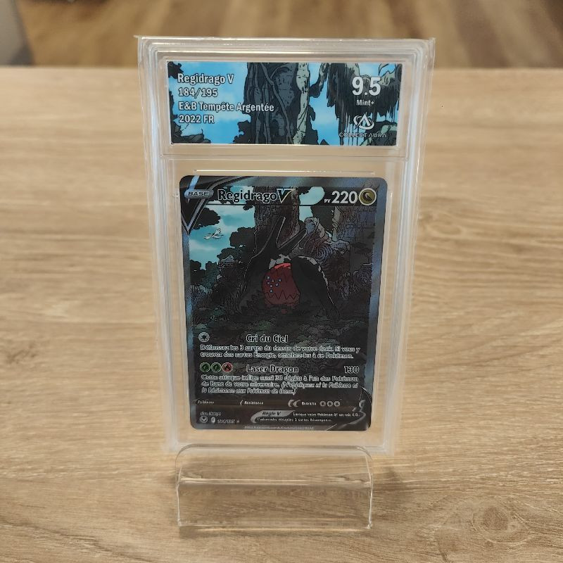 REGIDRAGO V (SIT 184) TEMPETE ARGENTEE POKEMON FR COLLECT AURA 9.5