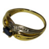 BAGUE OR 18CT +DIAMS 2.44GRS T48