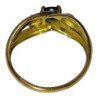 BAGUE OR 18CT +DIAMS 2.44GRS T48