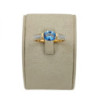 BAGUE PLAQUE OR
