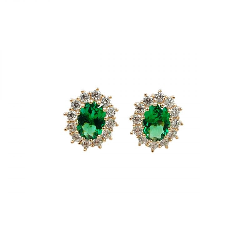 BOUCLES D OREILLES PLAQUE OR
