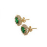 BOUCLES D OREILLES PLAQUE OR