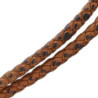 HERMES BRACELET TOURNIS TRESSE VEAU SWIFT MARRON