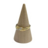 BAGUE OR JAUNE 18CT + DMTS 2.22GRS T.54