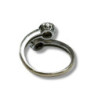 BAGUE OR BLANC 18CT 3.12GRS ZIRCON T.51
