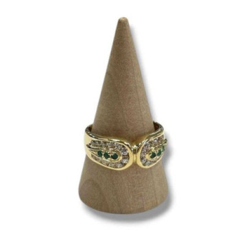 BAGUE OR JAUNE 18CT (750) 5.82GRS T58