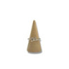 BAGUE OR BLANC 18CT 2,65GRS DTS T55