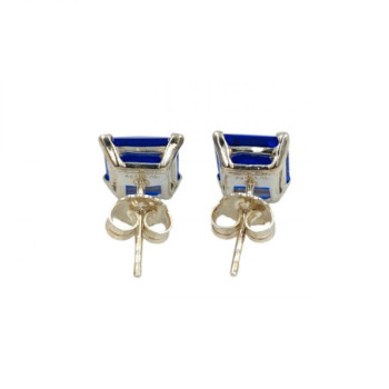 THOMAS SABO 925 BOUCLE D'OREILLE CRYSTAL BLEU