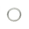 Swarovski Vittore XL White Rhodium Plated Ring - Size 58
