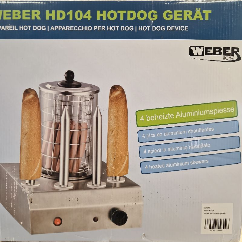 MACHINE À HOT DOGS WEBER HD104 HOTDOG