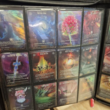 RISE TCG SET ALPHA COMPLET ANGLAIS HOLO + 24 CARTES KICKSARTER + EL DIABLO 428/500