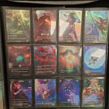 RISE TCG SET ALPHA COMPLET ANGLAIS HOLO + 24 CARTES KICKSARTER + EL DIABLO 428/500