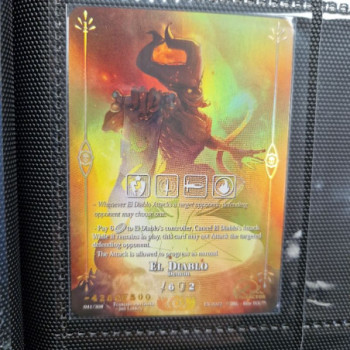 RISE TCG SET ALPHA COMPLET ANGLAIS HOLO + 24 CARTES KICKSARTER + EL DIABLO 428/500