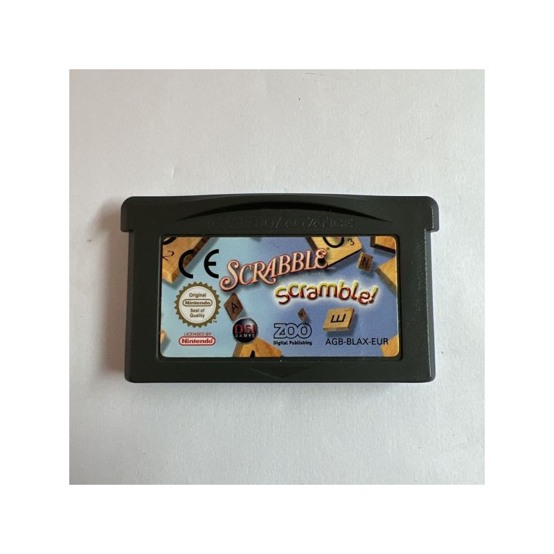 SCRABBLE SCRAMBLE GBA VERSION PAL SANS BOITE