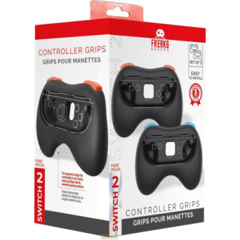 Trade Invaders Pair of Controller Grips - Black - Nintendo Switch 2