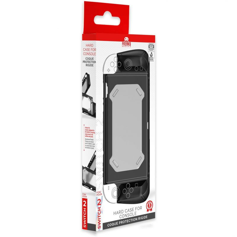 Freaks and Geeks FREAKS SWITCH 2 Case Rigido (Switch 2), Altri Accessori Gaming, Nero
