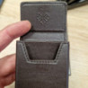 PORTE CARTE DE VISITE PATEK PHILIPPE CUIR BRUN
