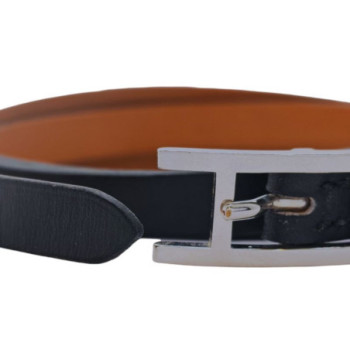 HERMES BRACELET HAPI TRIPLE TOUR NOIR FULL SET