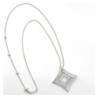 COLLIER CHIMENTO OR BLANC 18K 10.64 GRS DIAMANTS 45CM