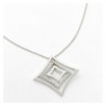 COLLIER CHIMENTO OR BLANC 18K 10.64 GRS DIAMANTS 45CM