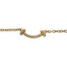 BRACELET TIFFANY  T SMILE OR 18CT ET DIAMANTS 1.64GR