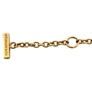 BRACELET TIFFANY  T SMILE OR 18CT ET DIAMANTS 1.64GR