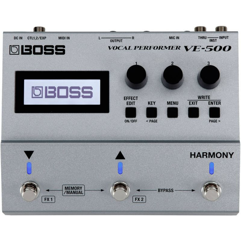Boss VE-500 Vocal Performer Vocal Pedal