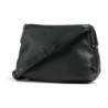 Coccinelle, Cross Body Bags, Female, Black, ONE SIZE, Black Leather Shoulder Bag with Magnetic Closure