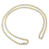 CHAINE OR JAUNE/BLANC 18K 65.31GR 82CM