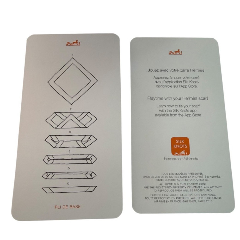 Cartes à Nouer Hermes
