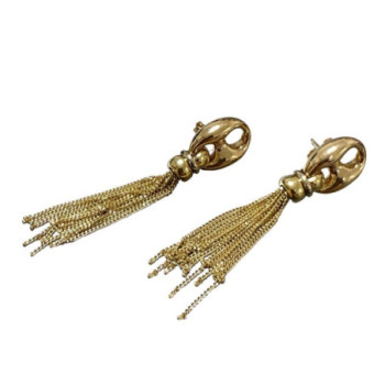BOUCLES OREILLES OR JAUNE 18CT 8.26GRS