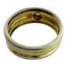 BAGUE OR JAUNE 18CT & DIAMANT 7.04GR