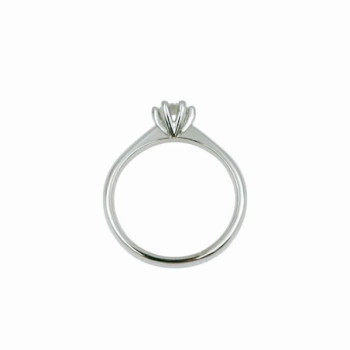 BAGUE OR 18CT 4.45GR DTS CARAT 0.40 T54 +CERTIF.