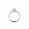 BAGUE OR 18CT 4.45GR DTS CARAT 0.40 T54 +CERTIF.