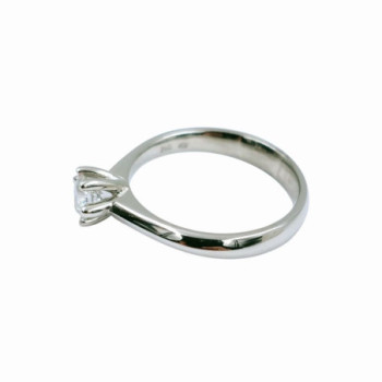 BAGUE OR 18CT 4.45GR DTS CARAT 0.40 T54 +CERTIF.