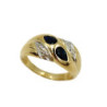 BAGUE OR 18CT 3.90GR SAPHIR T49