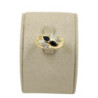 BAGUE OR 18CT 3.90GR SAPHIR T49