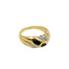 BAGUE OR 18CT 3.90GR SAPHIR T49