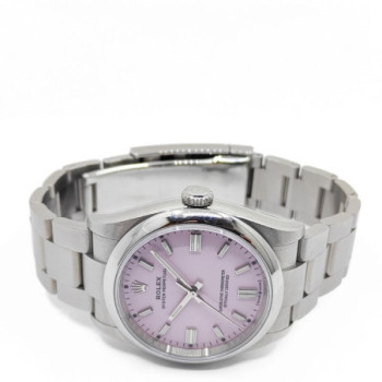 ROLEX OYSTER PERPETUAL 36 PINK CANDY DIAL 126000