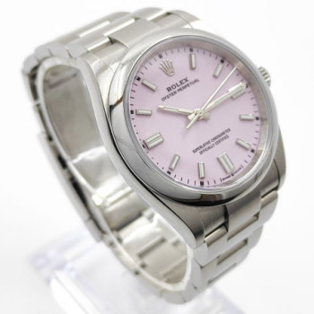 ROLEX OYSTER PERPETUAL 36 PINK CANDY DIAL 126000