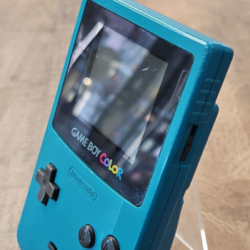 GAMEBOY COLOR BLEU TURQUOISE SANS CACHE PILES
