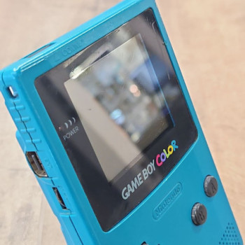 GAMEBOY COLOR BLEU TURQUOISE SANS CACHE PILES