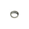 BAGUE OR BLANC 18CT 5.74GRS + DMTS + SAPH T50