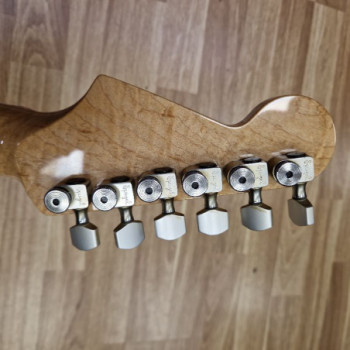 GUITARE ELECTRIQUE CUSTOM STRAT MANCHE WARMOTTH MICRO HENDRIX MECA SPERGEL